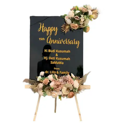 Papan Bunga Akrilik Bambang