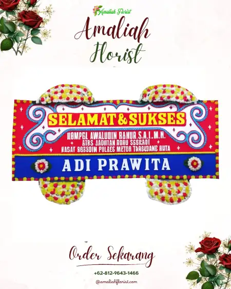 Papan Bunga Ucapan Selamat Bambang