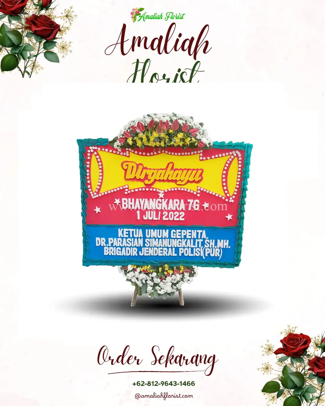 Papan Bunga HUT Ulang Tahun Bambang